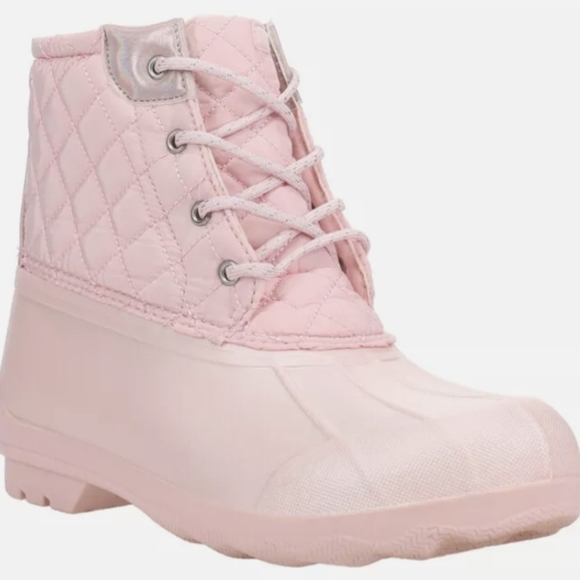 Sperry Saltwater Quilted Port Boots Youth Size 6 Pre-owned Exc MSRP $75 - Picture 1 of 7